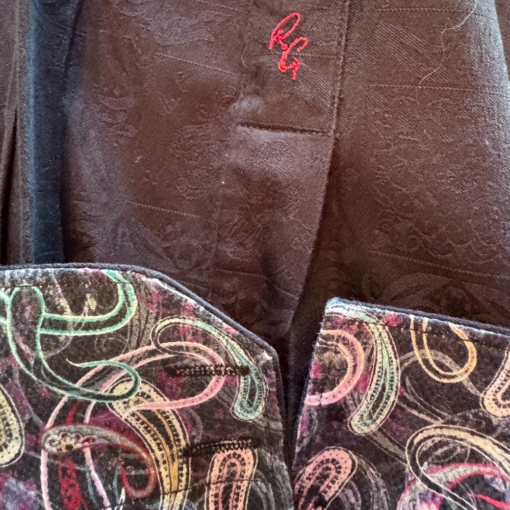 Robert Graham classic fit black XXL long sleeved shirt
